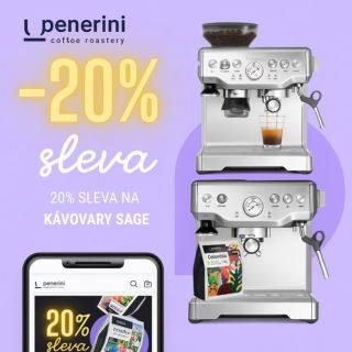 ✨ – 20% SLEVA NA KÁVOVARY SAGE! ✨ Black Friday u nás začíná naplno! 🙌 Použij kód BLACKFRIDAY a získej svůj vysněný kávovar...